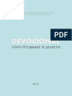 Devocional Simplificando o Secreto - Esther Marcos