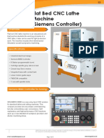 E2. MC-043 Flat Bed CNC Lathe Machine (Siemens Controller)