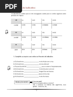 Verbos Presente Indicativo