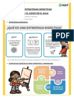 Las Estrategias Didácticas y El Juego en El Aula Idep