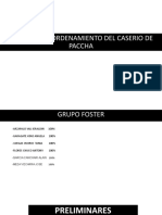 Esquema de Ordenamiento Urbano Del Caserio de Paccha