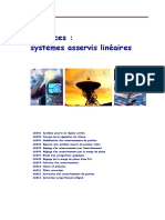 Exercices: Systèmes Asservis Linéaires: BS2EL - Physique Appliquée