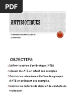 Antibiotiques L3 Médecine 2022