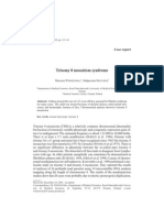 Trisomy 8 Mosaicism Syndrome: Case Report