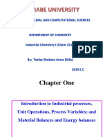 Industial Chemistry I