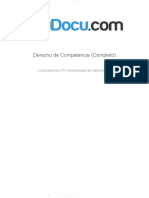 Derecho de Competencia Completo