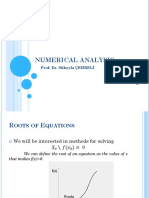 Numerical Analysis: Prof. Dr. Süheyla ÇEHRELİ