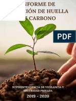 Informe Medición Huella de Carbono 2019 - 2020