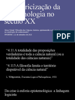 A Historicização Da Epistemologia No Século XX