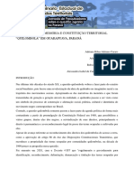 Paiol de Telhas Memória e Constituição Territorial "Quilombola" em Guarapuava Paraná