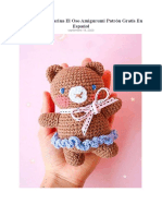 Bailarina El Oso Amigurumi Patron Gratis en Espanol