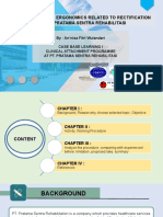 Improvement of Ergonomics Related To Rectification at Pt. Pratama Sentra Rehabilitasi