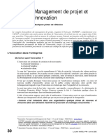 Management de Projet Et Innovation: Quelques Pistes de Réflexion