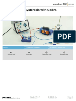 Ferromagnetic Hysteresis With Cobra Smartsense: Difficulty Level Group Size Preparation Time Execution Time