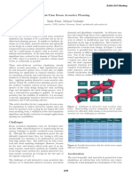 Real Time Room Acoustics Planning