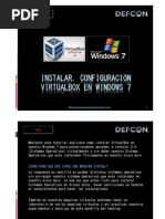 Tutorial de Instalación, Configuración de Virtual Box en Windows 7