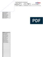 Input Data Sheet For E-Class Record: Region Division District School Name School Id School Year