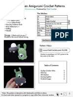 Amigurumi UFO and Alien Crochet Pattern - v2