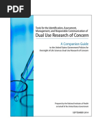 Dual Use Research of Concern: A Companion Guide