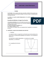 Chapitre 4: Fonctions. Caractéristiques: 1. Concept de Fonction