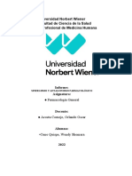 Universidad Norbert Wiener de Facultad de Ciencia de La Salud Escuela Profesional de Medicina Humana