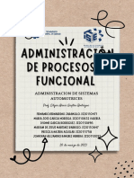 ASA - U2 - Investigación 1 - Administración de Procesos & Funcional