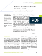 Molecular Genetic Analysis of Steroid Resistant Nephrotic