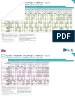 Tours Vierzon Bourges Nevers (Lyon) : Horaires Valables Du 11 Décembre 2022 Au 30 Juin 2023