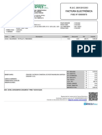 Factura Electrónica: Son: Un Mil Ochocientos Cincuenta Y Tres Y 26/100 Soles