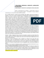 Evaluacion Modulo Relaciones Sindicales, Conflicto, Legislacion Laboral.-Prof. Karina Cavalcante