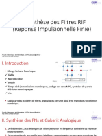 Synthèse Des Filtres RIF