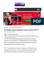 Gerando Novos Ganhos Com o Treino FST-7