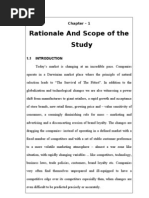 Rationale and Scope of The Study: Chapter - 1