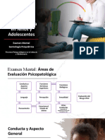 Evaluación Psicopatológica en Niños y Adolescentes: Examen Mental Semiología Psiquiátrica