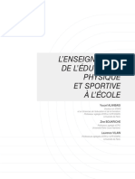 L'Enseignement de L'Éducation Physique Et Sportive À L'École