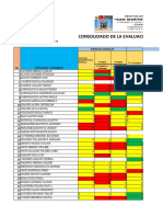 Consolidado de La Evaluación Diagnóstica en Las Áreas de Letras