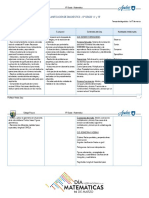 Planificación Diagnóstico - 6to Grado - Matemática - Año 2023