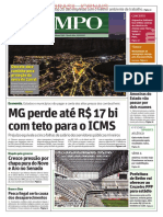 MG Perde Até R$ 17 Bi Com Teto para o ICMS: Cresce Pressão Por Chapa Pura Do Novo e Aro No Senado