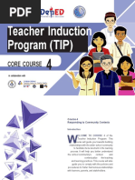 Teacher Induction Program (TIP) : Core Course