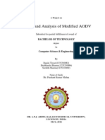 Design and Analysis of Modified AODV