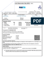 Electronic Reservation Slip (ERS)