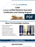 Ccna (Cisco Certified Network Associate) Certification and Training Program