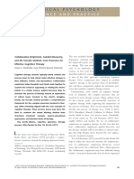 Collaborative Empiricism, Guided Discovery, and The Socratic Method: Core Processes For Effective Cognitive Therapy