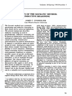 Elements of The Socratic Method: Ii. Inductive Reasoning: Psychotherapy