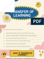 Transfer of Learning