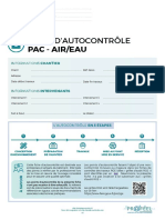 Fiche Autocontrole PAC Air Eau