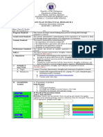 Lesson Plan in Practical Research 1: Republic of The Philippines Department of Education