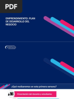 Emprendimiento: Plan de Desarrollo Del Negocio