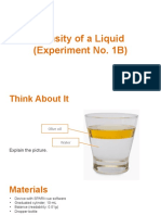 EXPT #01B - DENSITY OF A LIQUID (Lab Intro)