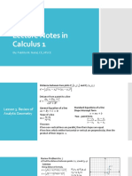 Review of Analytic Geometry-1